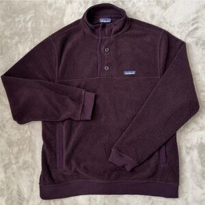 Patagonia Shearling Button Pullover
